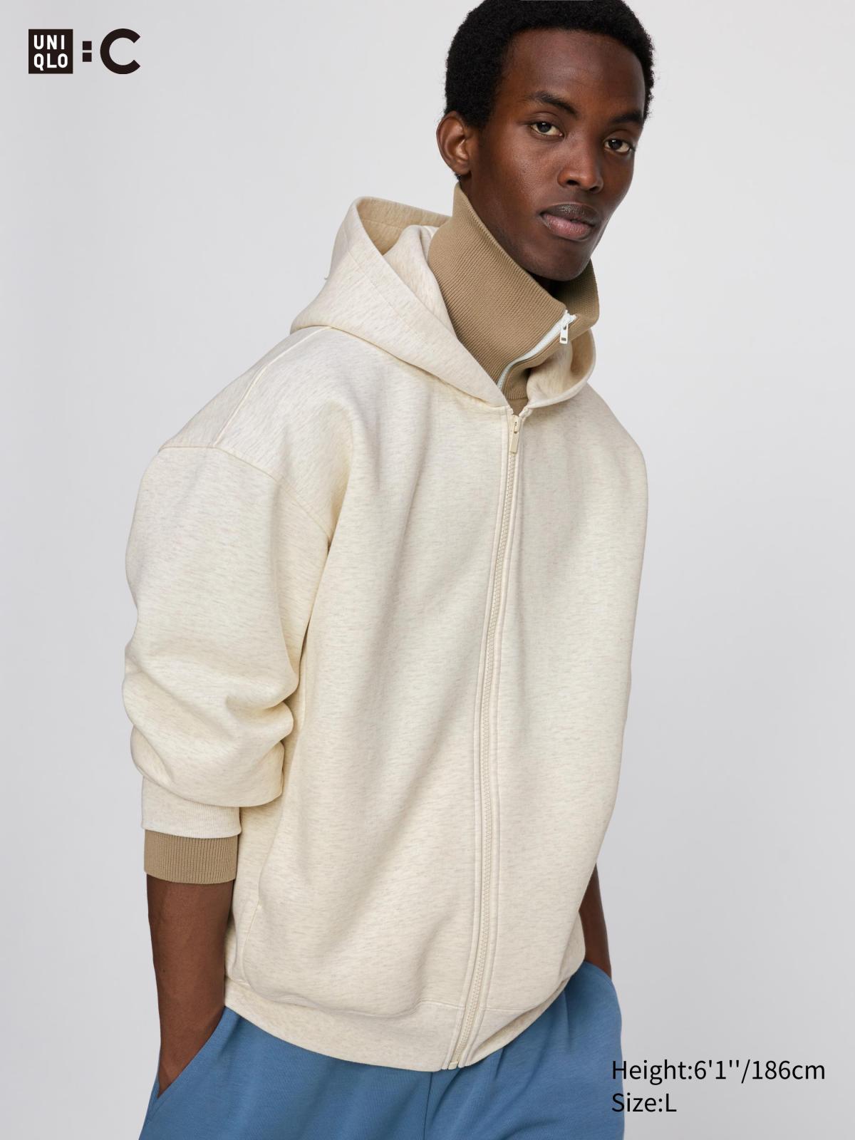 寬版休閒連帽外套(長袖)