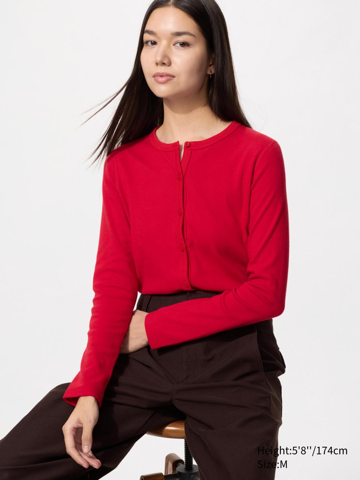 紋理開襟外套(長袖)