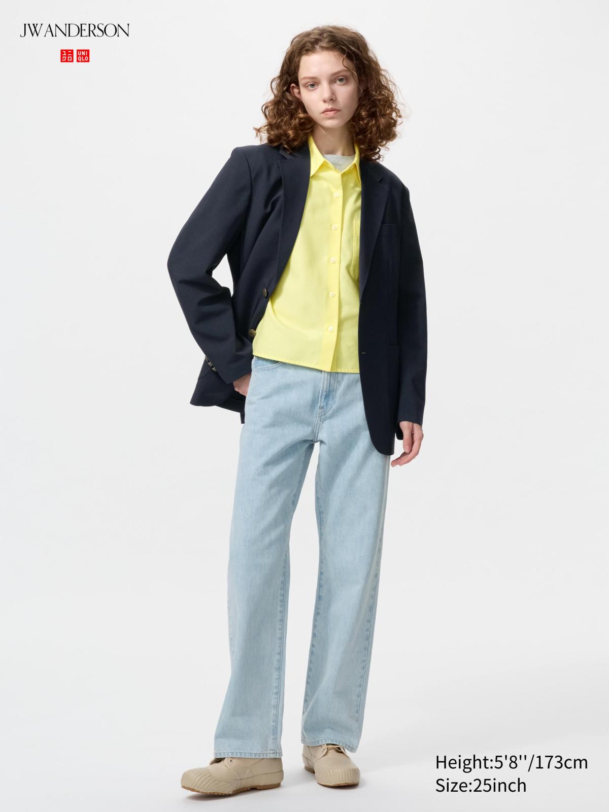 女裝 直筒牛仔褲