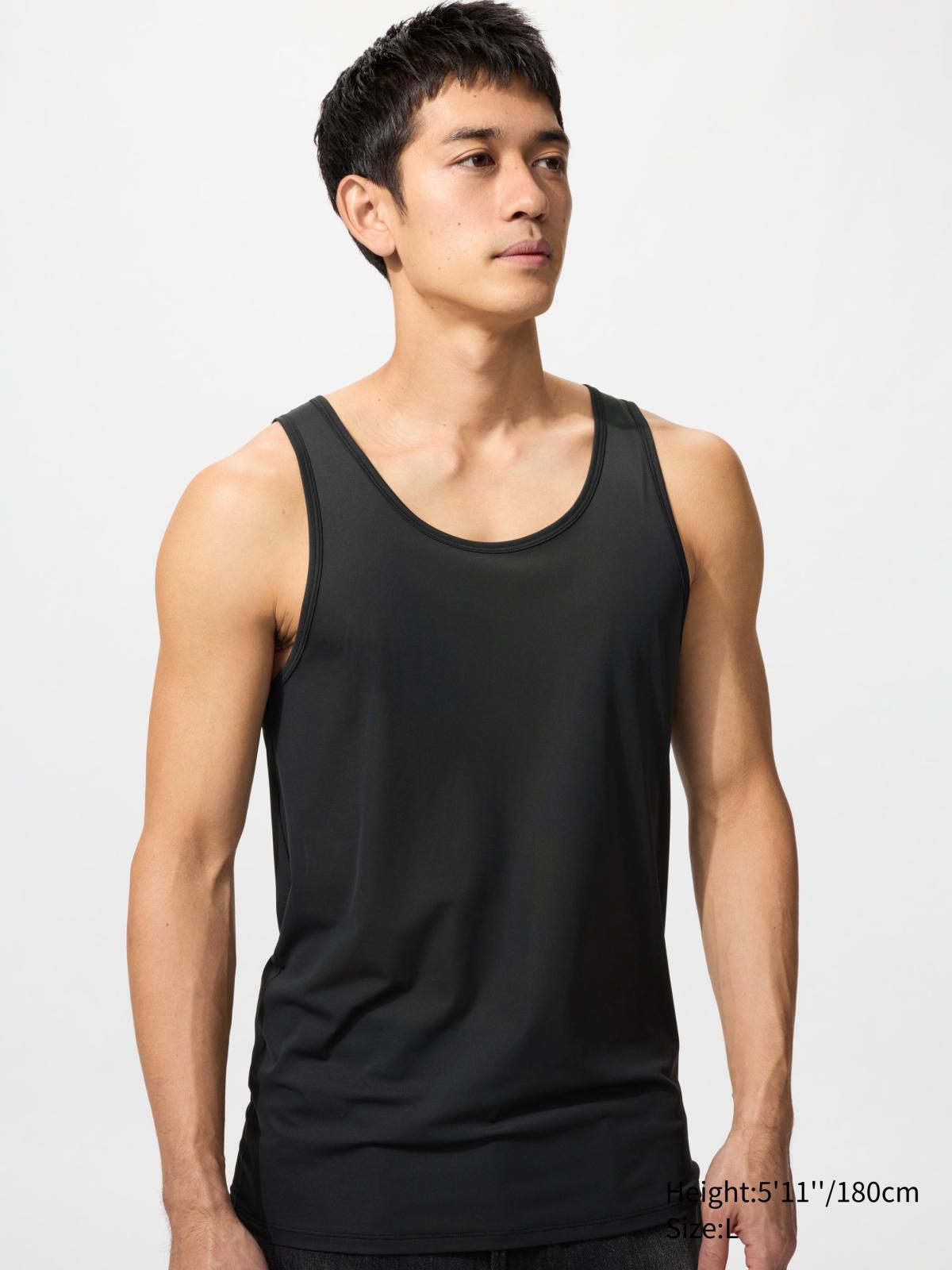 男裝 AIRism抗異味網眼坦克背心 474259/482527