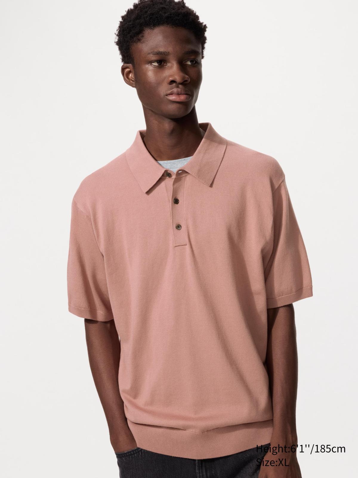 可機洗針織POLO衫(短袖)