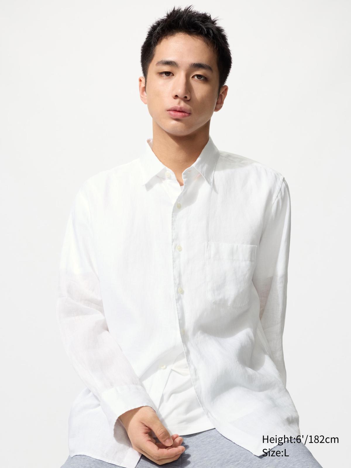 特級亞麻襯衫(長袖)