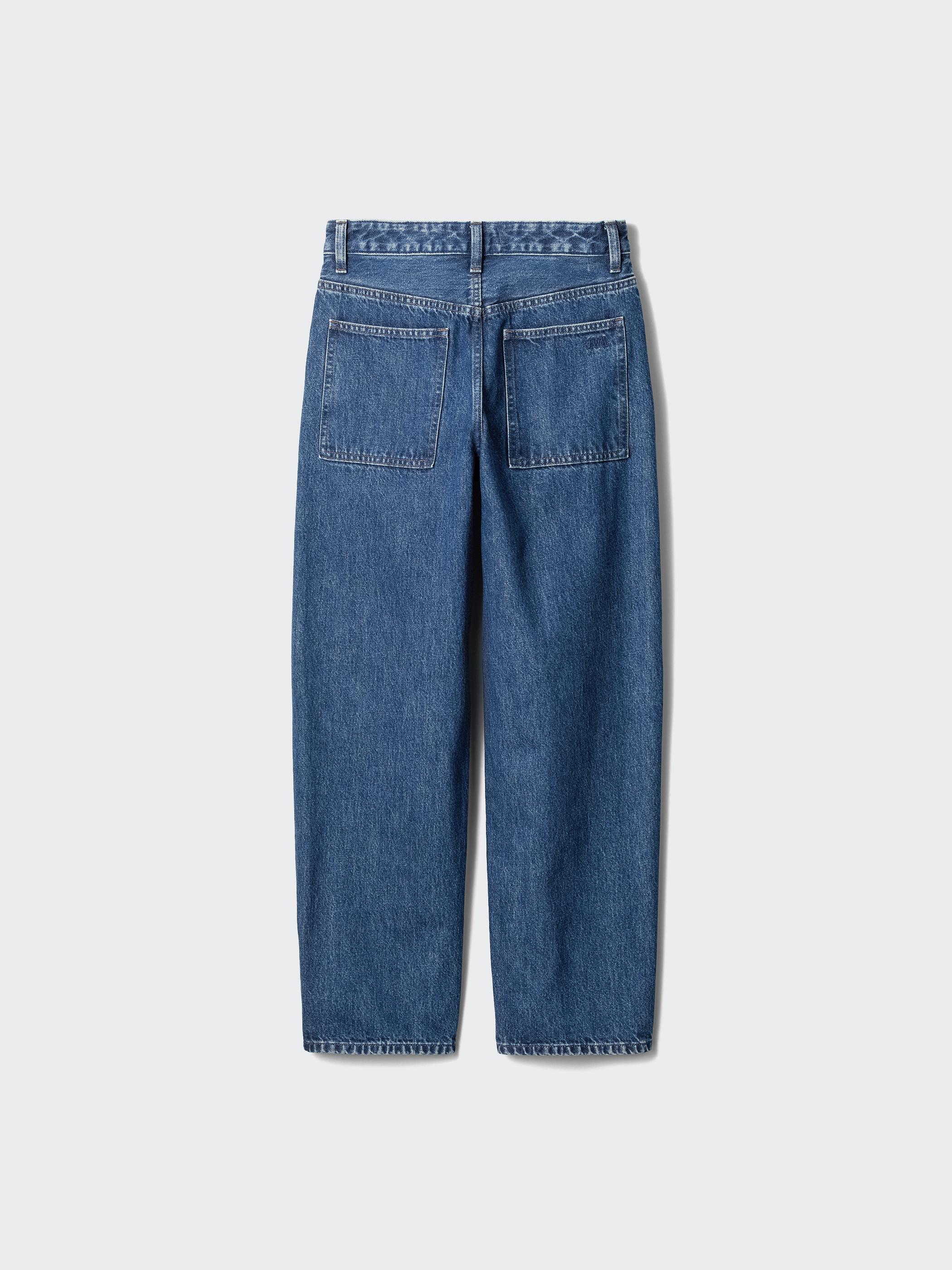 女裝寬版牛仔褲- UNIQLO台灣