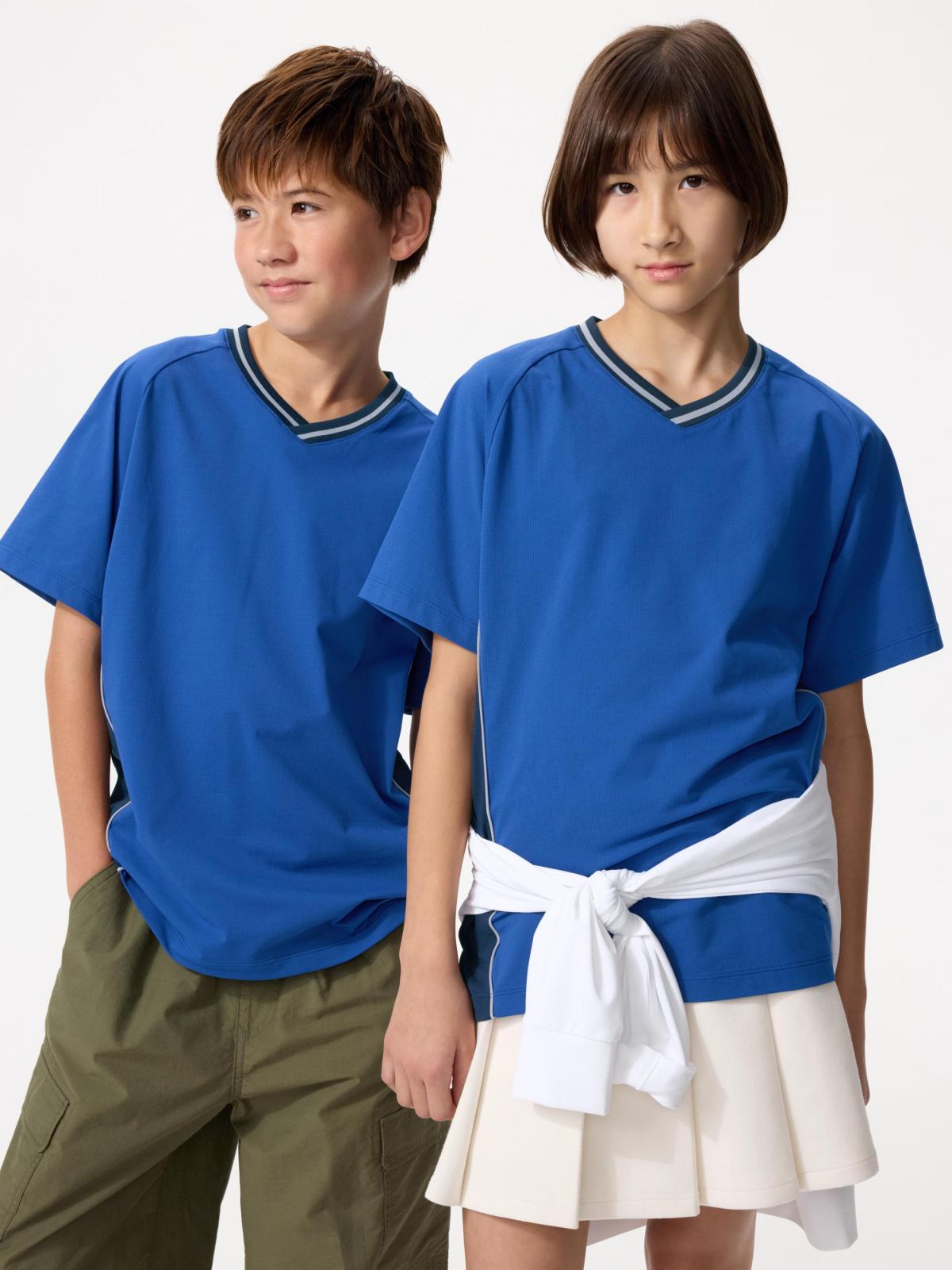 DRY-EX V領T恤(短袖)