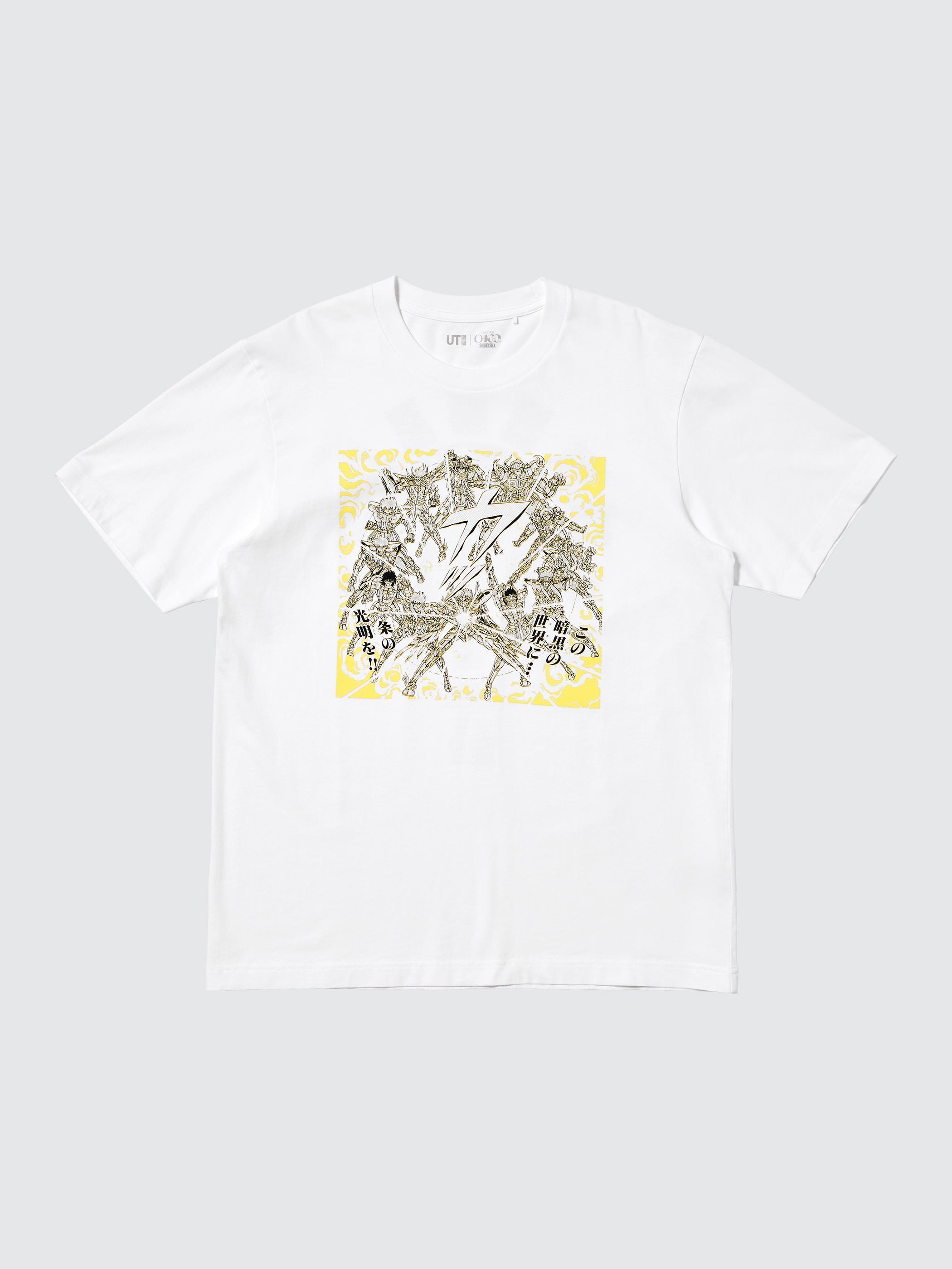 聖闘士星矢 Tシャツ XLサイズ 男裝/男女適穿​ MANGA UT SHUEISHA 100th /聖闘士星矢印花T恤(短袖