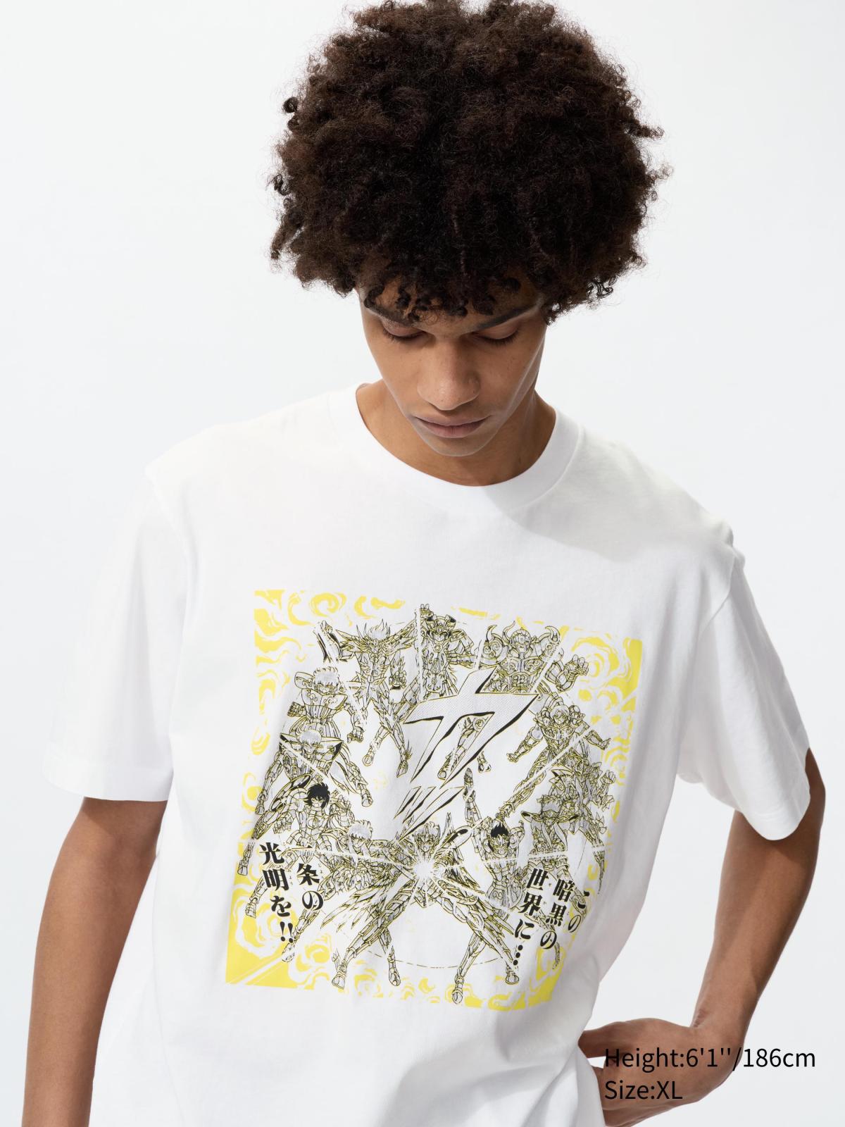 【非売品】週刊少年ジャンプ　20周年記念Tシャツ　聖闘士星矢 男裝/男女適穿​ MANGA UT SHUEISHA 100th /聖闘士星矢印花T恤(短袖