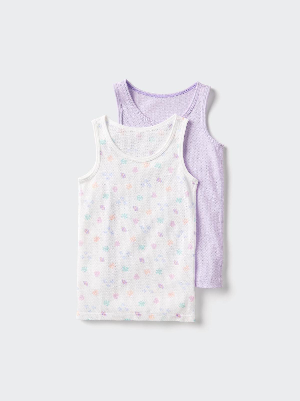 嬰幼兒 棉質網眼坦克背心2件(印花) 481800