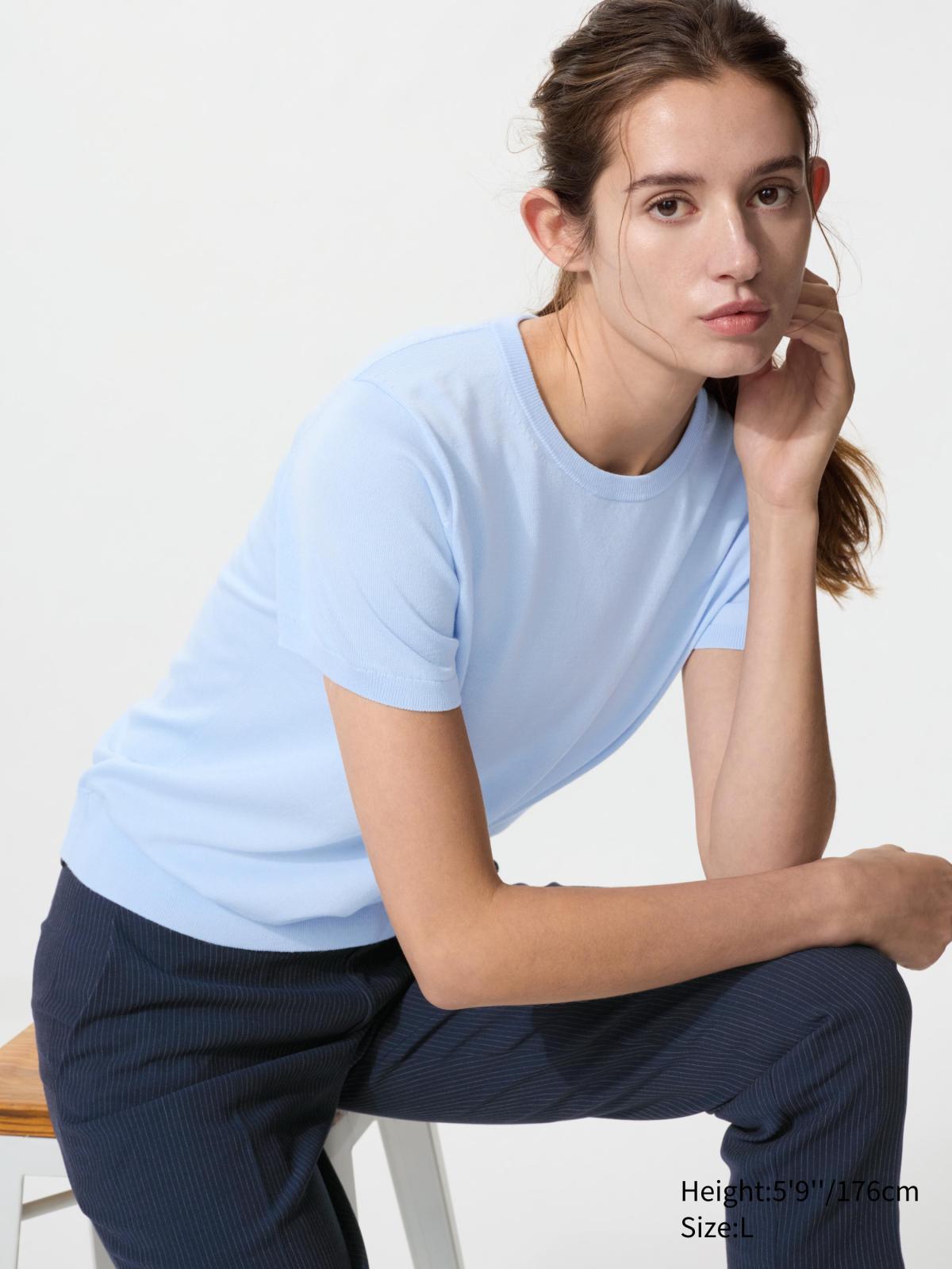 女裝 防曬圓領針織衫 483007/485223