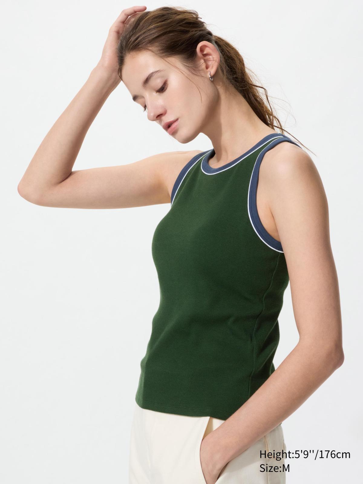 女裝 BRATOP削肩背心(滾邊)