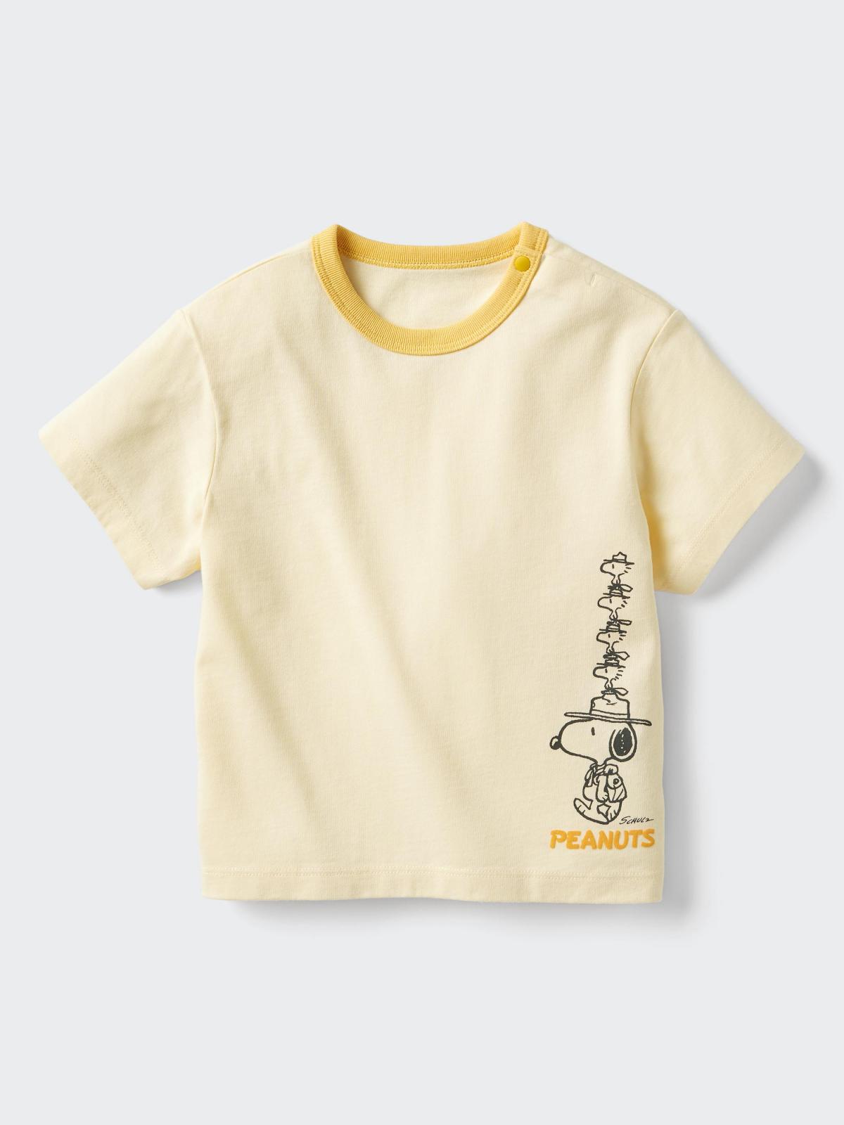 PEANUTS AIRism棉質UT印花T恤(短袖)