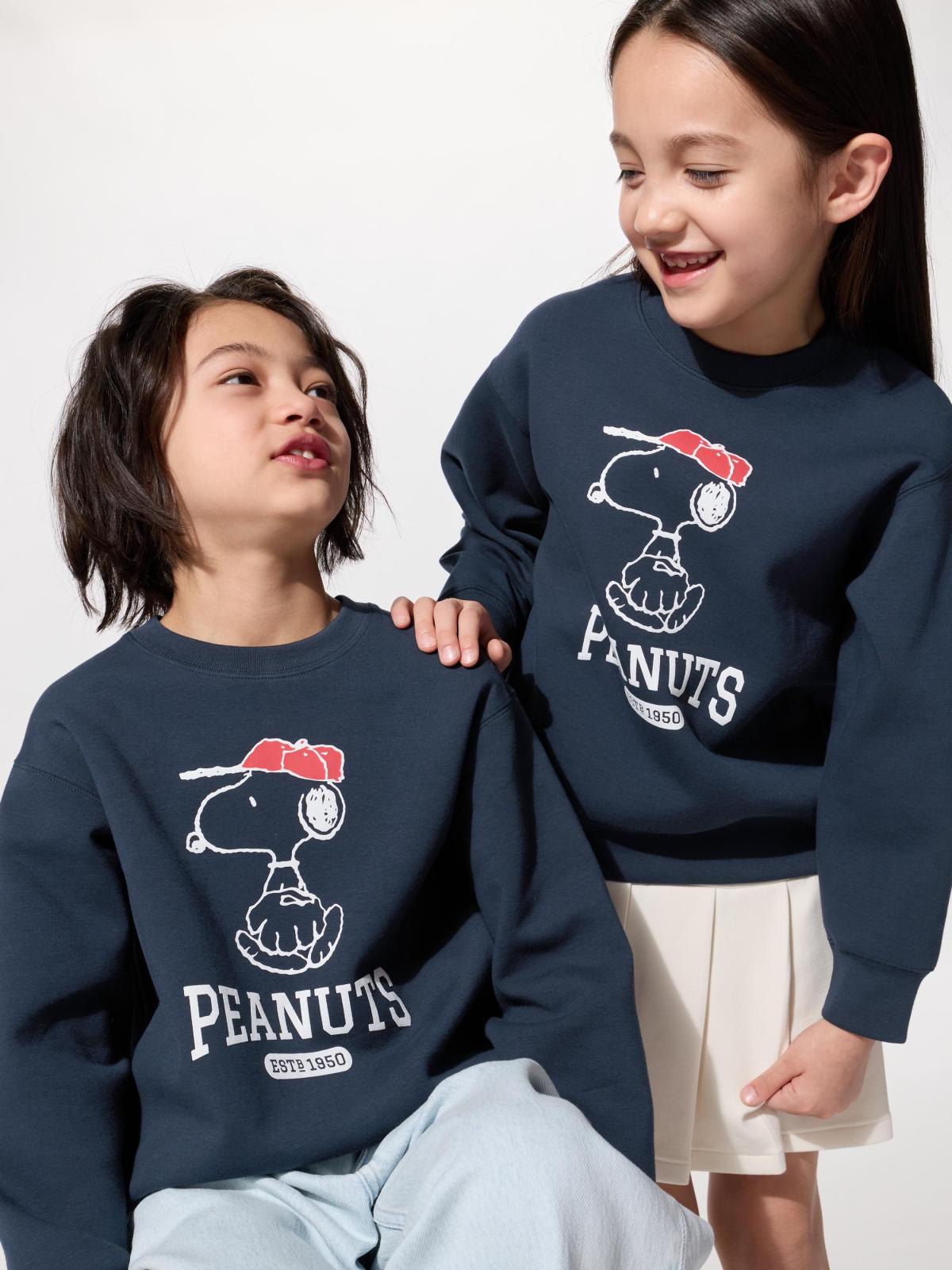 童裝 PEANUTS DRY印花休閒上衣(長袖)