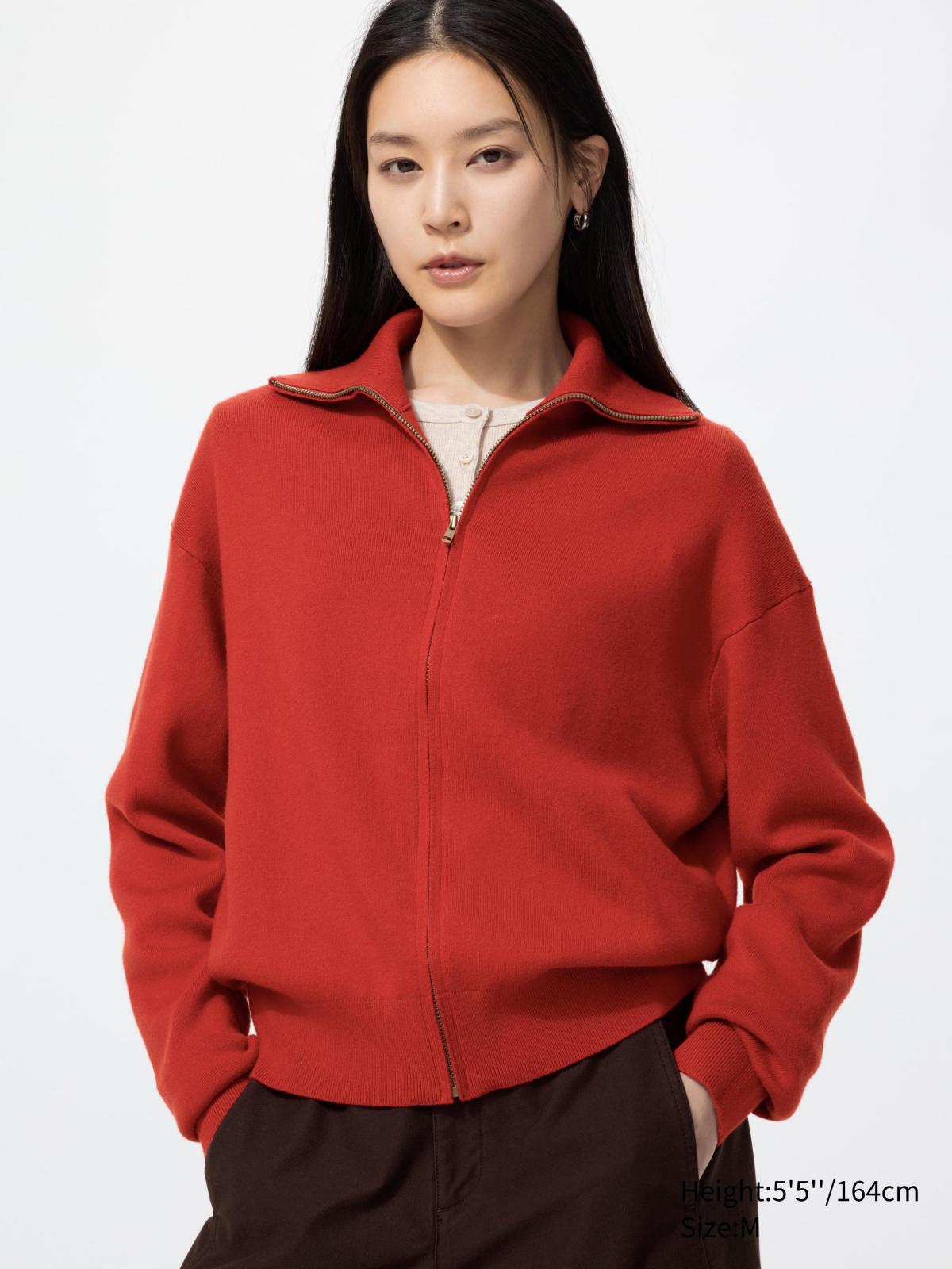 女裝 柔滑棉開襟外套