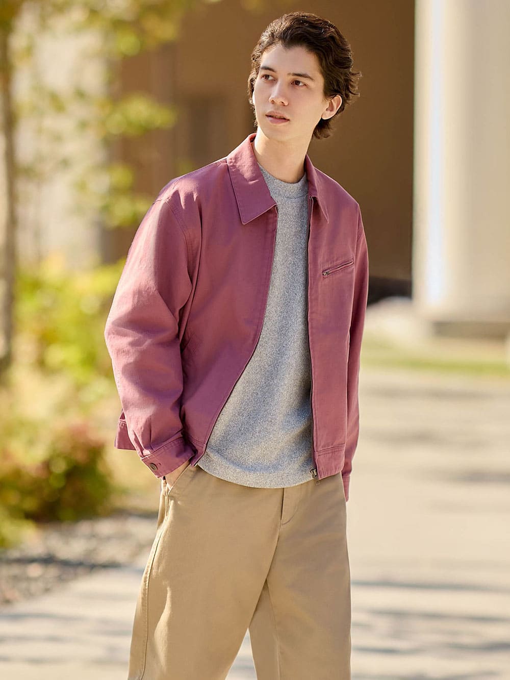 拉鍊布勞森外套