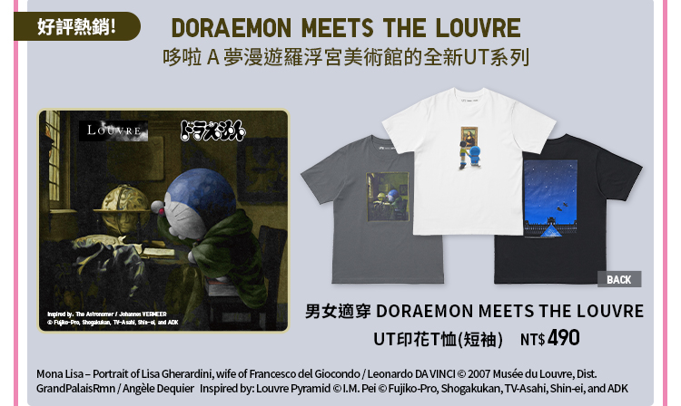 Doraemon meets the Louvre