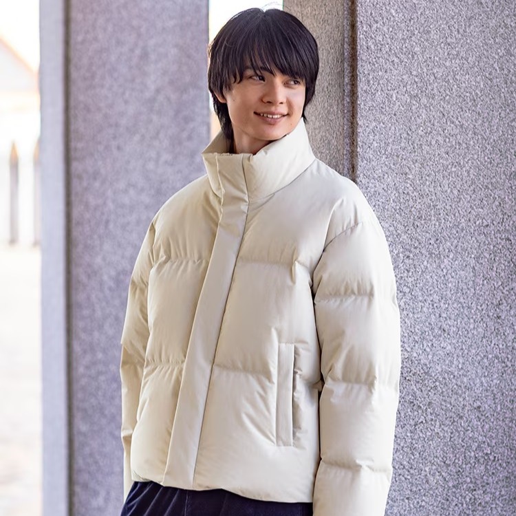 防風無縫羽絨外套