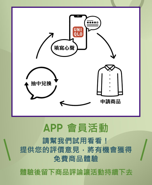 APP會員專屬 免費商品體驗月月抽