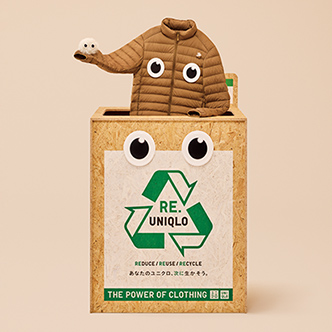 為地球，讓溫暖循環 RE.UNIQLO羽絨回收計畫