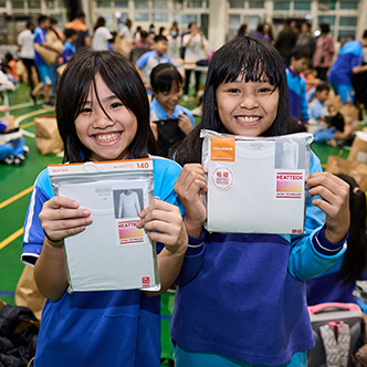 為孩童，送上冬季暖意 RE.UNIQLO服裝回收再捐贈行動