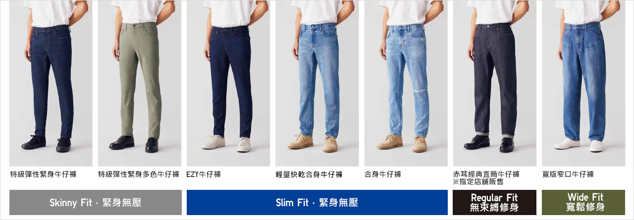 MEN男裝-下身類-牛仔褲| UNIQLO台灣