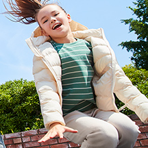 童裝 條紋圓領T恤 (長袖)