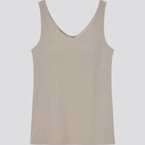 AIRism棉質BRATOP羅紋V領坦克背心