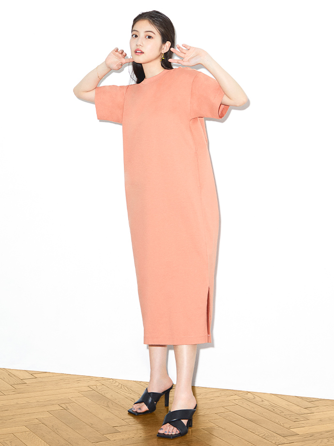 絲光棉長洋裝 02.