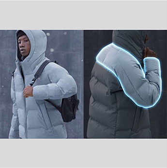 無縫羽絨連帽加上｢3D剪裁｣登場。