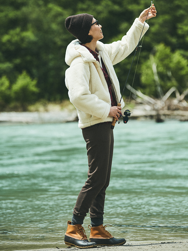 女裝 防風長刷毛連帽外套