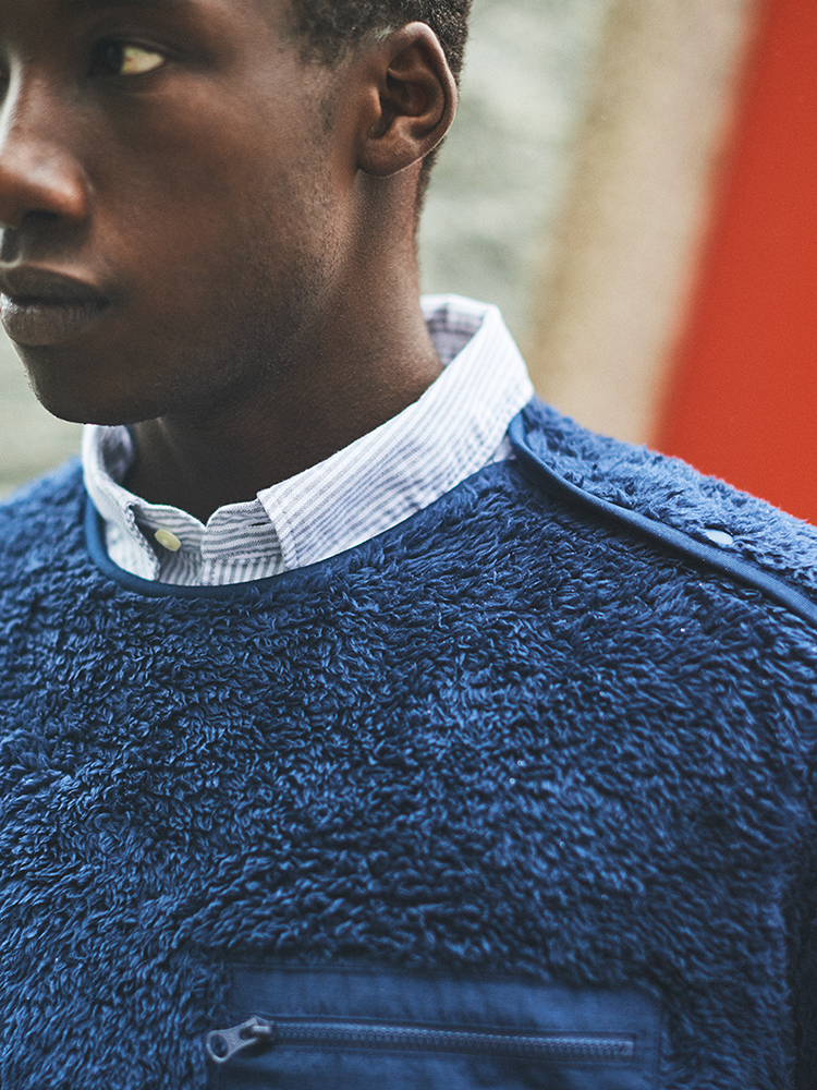 男裝 長刷毛休閒上衣