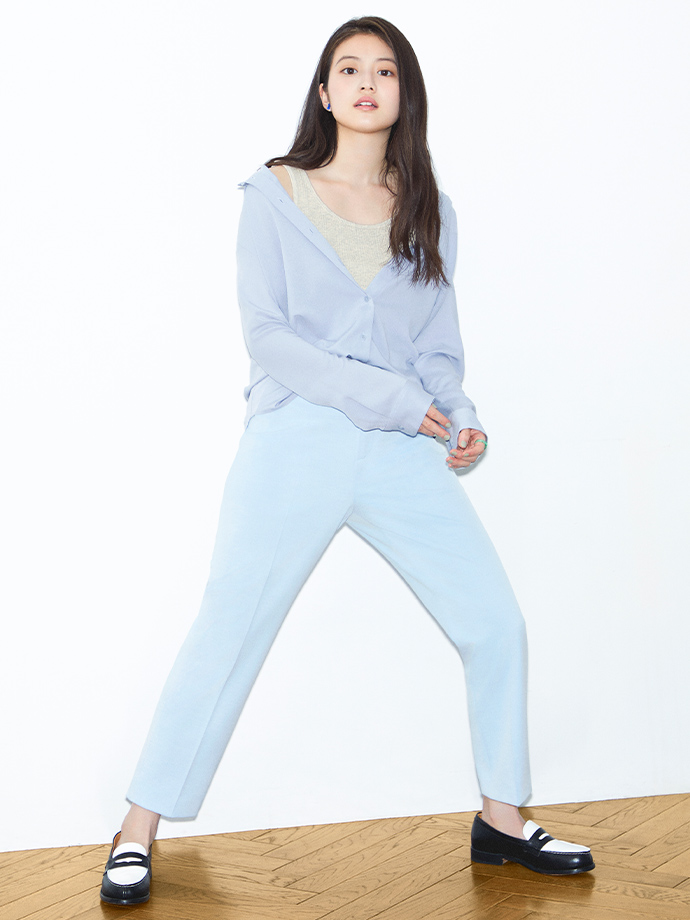  EZY九分褲 (彈性) 04.