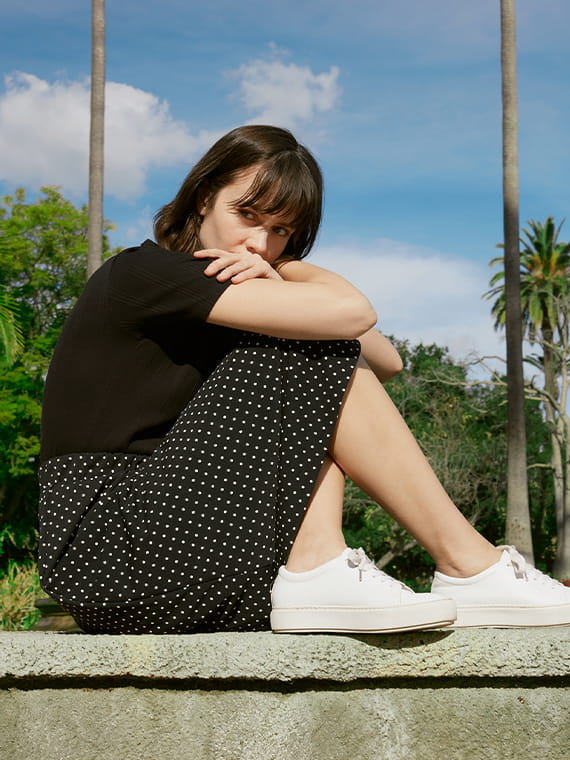 JOY OF PRINT 細紋裙