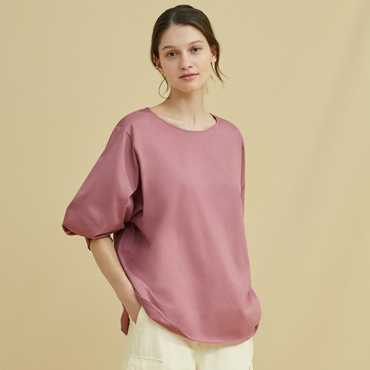 絲光棉立領無袖T恤