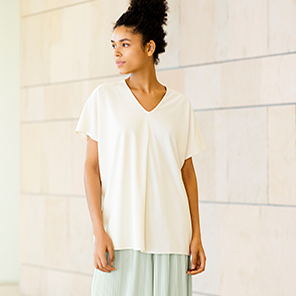 クレープジャージーチュニック（半袖）