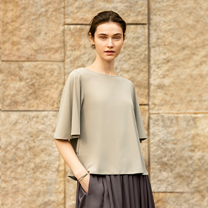 クレープジャージーT（5分袖）