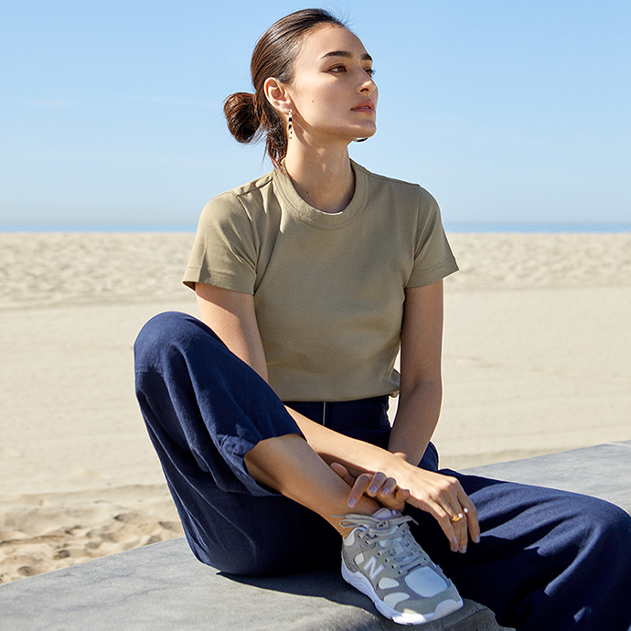 クルーネックT（半袖）