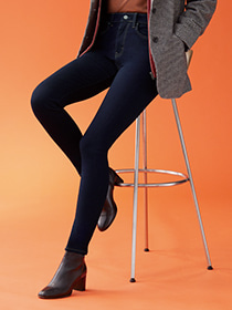 HEATTECH 特級彈性高腰牛仔褲