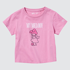 女童 Sanrio characters 短版UT印花T恤(短袖)