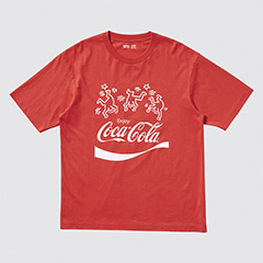 男女適穿 Keith Haring X Coca-Cola® UT印花T恤(短袖)