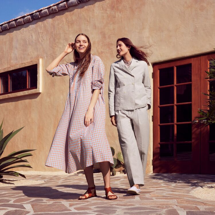 Women Beach Bag - Vilebrequin x Ines de la Fressange