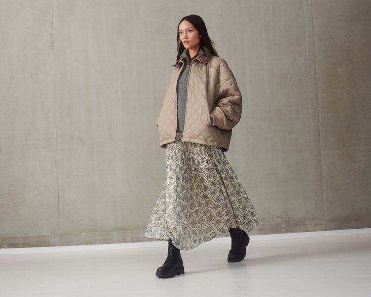 model wearing UNIQLO : C