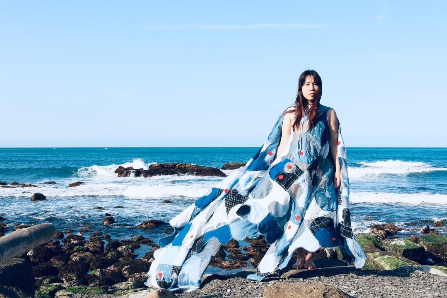 Pei-Wen Jin's ocean-inspired showpiece for UNIQLO