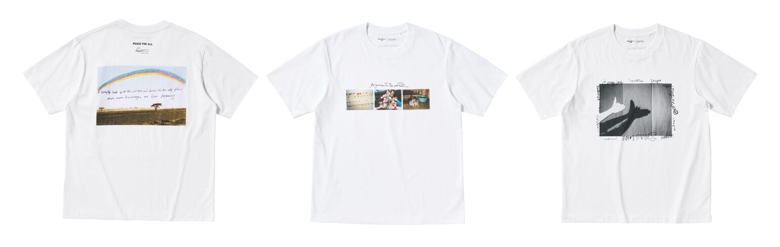 Peace for All charity T-shirts from UNIQLO