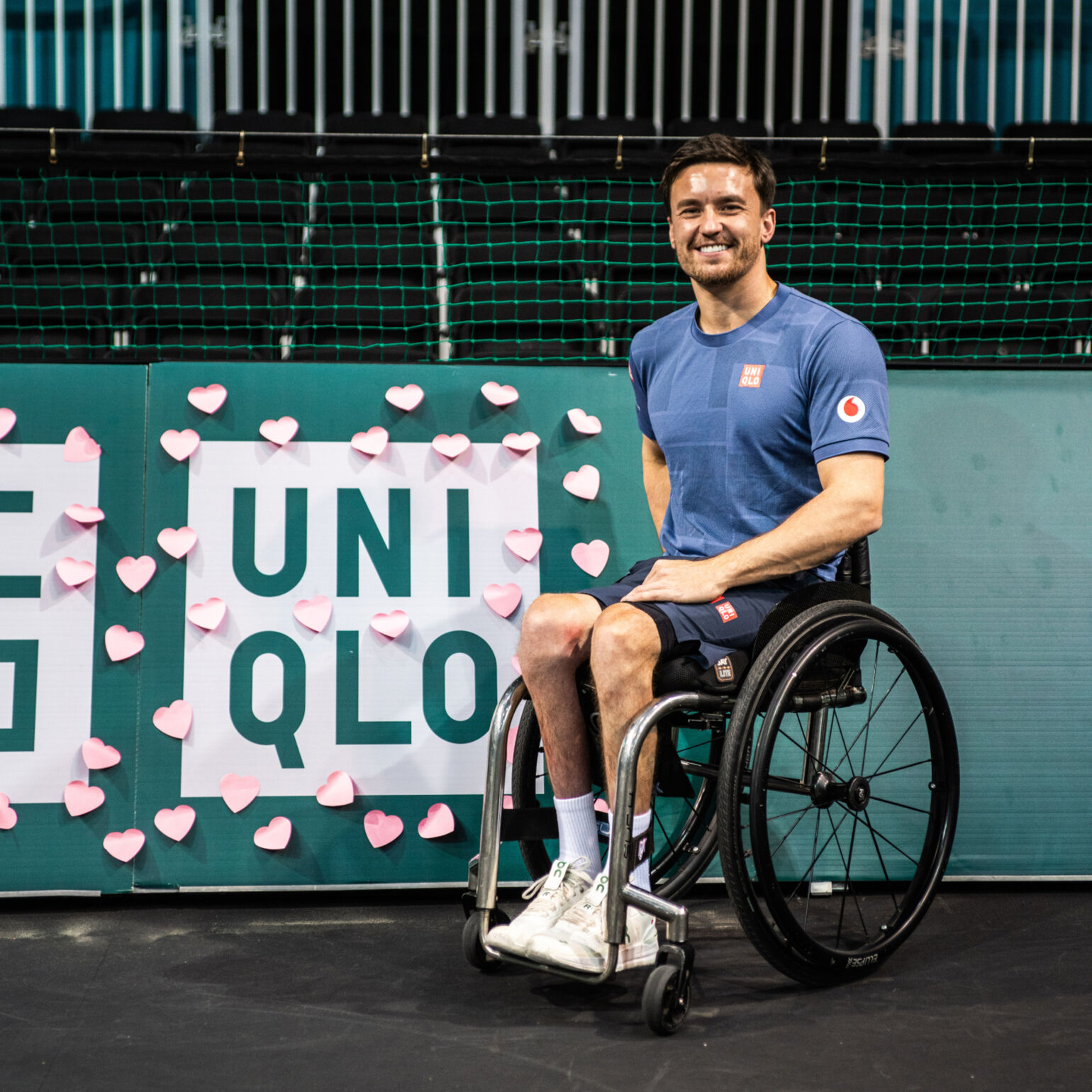 Professional wheelchair tennis player Gordon Reid