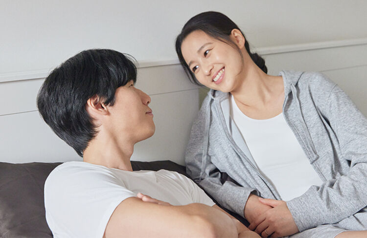 In ae relaxing on the couch