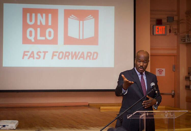 a guy making a speech