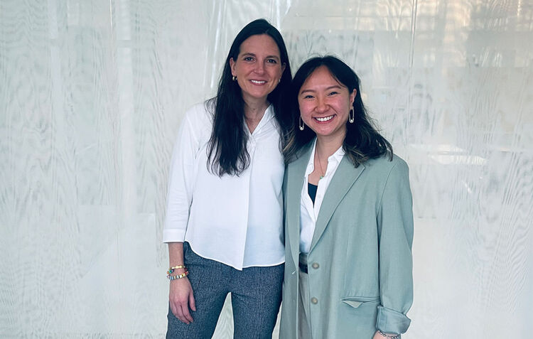 Rose with Serena Peck, Fast Retailing USA Chief Administrative Officer and General Counsel