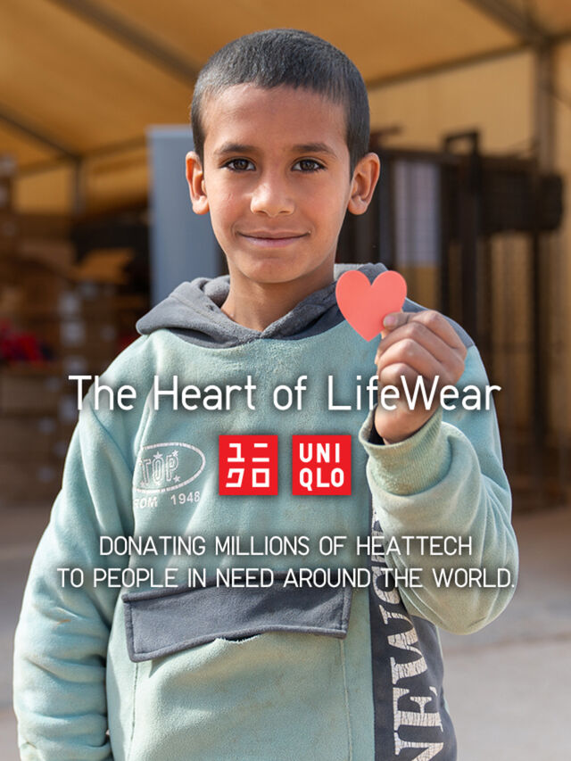 The heart of LifeWear donating millions to people in need around the world