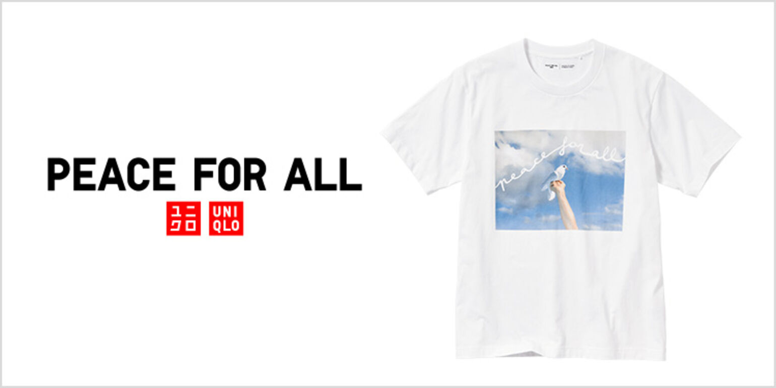 UNIQLO Releases Five New Designs for PEACE FOR ALL Charity T-Shirt Project