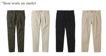 W Tapered Cropped Chino Trousers