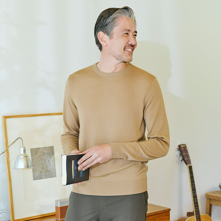 Áo Len Extra Fine Merino Cổ Tròn Dài Tay